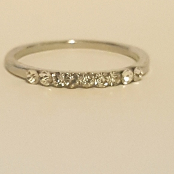 Silver Promise Ring Gift size  6 - Picture 4 of 8